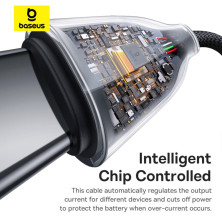 Кабель Baseus Flash 2 Series Fast Charging Data Cable USB to Type-C 100W 20V 5A 2m Чорний