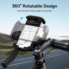 Тримач телефону на велосипед Baseus QuickGo Series Bike Phone Mount Чорний