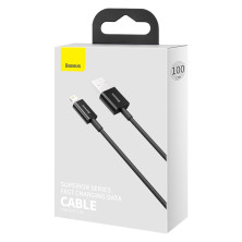 Кабель Baseus Superior Series Fast Charging Data Cable USB to Lightning 2.4A 1m Черный