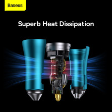 Автомобільний зарядний пристрій Baseus Golden Contactor Pro Dual Quick Charger Car Charger 40W 2Type-C Блакитний