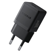 Мережевий зарядний пристрій Baseus Palm Fast Charger 1C PD3.0 30W Type-C 3A Чорний