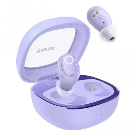 Бездротові Bluetooth навушники Baseus Bowie WM02+ True Wireless TWS Earphones Фіолетовий