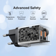 Сетевое зарядное устройство Baseus GaN5 Pro PD3.0 40W 2Type-C 3A Черный