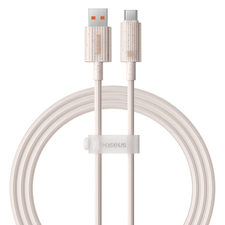 Кабель Baseus Habitat Series Fast Charging Data Cable USB to Type-C 100W 20V 5A 1m Рожевий