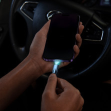 Кабель Baseus Glimmer Series Fast Charging Data Cable USB to Lightning 2.4A 2m Синий