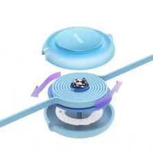Кабель Baseus Bright Mirror 2 Series Retractable 3-in-1 Fast Charging Data Cable USB to Lightning+Type-C+MicroUSB 3.5А 1.1m Блакитний