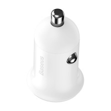 Автомобільний зарядний пристрій Baseus Grain Pro Car Charge 2USB 4.8A Білий