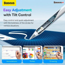 Стілус для iPad Baseus Writing 2 Series Plug-Type iP Active Wireless Version з LED індикаторами 10.5 годин Білий