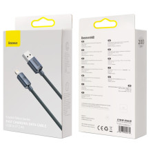 Кабель Baseus Crystal Shine Series USB to Lightning 2.4A 2m Черный
