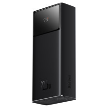 УМБ Baseus Star-Lord Digital Display 30000mAh 22.5W з технологією QC3.0+PD3.0 2USB+Type-C + Кабель USB to Type-C Чорний