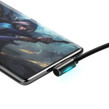 Кабель Baseus Legend Series Fast Charging Data Cable USB to Type-C 66W 11V 6A 1m Черный