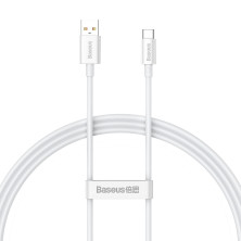 Кабель Baseus Superior Series Fast Charging Data Cable USB to Type-C 100W 20V 5A 1m Белый