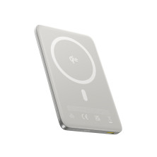 УМБ Baseus PicoGo AM41 Ultra-Slim Qi2 Magnetic 10000mAh 27W QC3.0+PD3.0 з функцією MagSafe и Qi2 15W Сріблястий