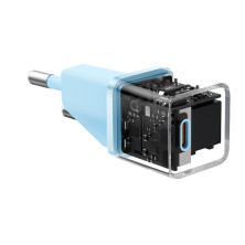 Мережевий зарядний пристрій Baseus GaN5 Fast Charger 1C PD3.0 20W Type-C 3A Блакитний