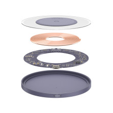 Бездротовий зарядний пристрій Baseus Simple 2 Wireless Charger з технологією Qi 15W Фіолетовий
