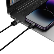 Кабель Baseus StarSpeed 3-in-1 Fast Charging Data Cable USB to Lightning+Type-C+MicroUSB 3.5А 0.6m Черный