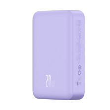 УМБ Baseus Magnetic Mini Wireless Fast Charge 2in1 20000mAh 20W 3A QC3.0+PD3.0 с Беспроводной зарядкой Qi 15W Фиолетовый