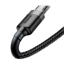 Кабель Baseus Cafule Cable USB to Micro USB 2.4A 0.5m Чорний