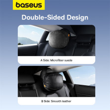 Двусторонняя подушка на подголовник Baseus ComfortRide Series Double-Sided Car Headrest Pillow Черный