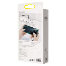 Кабель Baseus Legend Series Elbow Fast Charging Data Cable Type-C to Type-C 100W 20V 5A 1m Чорний