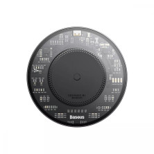 Бездротовий зарядний пристрій Baseus Simple 2 Wireless Charger з технологією Qi 15W Чорний