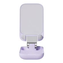 Подставка для телефона настольная Baseus Seashell Series Folding Phone Stand Фиолетовый
