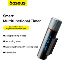 Кухонний цифровий таймер Baseus  з магнітним кріпленням Heyo Series Magnetic Countdown Timer Cluster Чорний