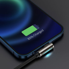 Кабель Baseus Legend Series Fast Charging Elbow Cable USB to Lightning 2.4A 1m Чорний