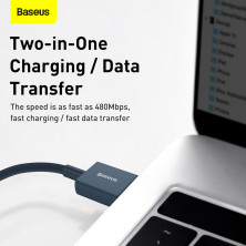 Кабель Baseus Superior Series Fast Charging Data Cable USB to Lightning 2.4A 2m Синий