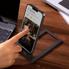 Підставка для телефона і планшета настільна Baseus Foldable Metal Desktop Holder Сірий