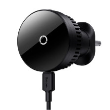 Бездротовий автомобільний зарядний пристрій Baseus MagPro Magnetic Wireless Charging Car Mount Air Vent Version з технологією Qi 15W Чорний