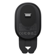 Бездротовий автомобільний зарядний пристрій Baseus Stable Gravitational Wireless Charging Car Mount Pro з технологією Qi 15W Чорний