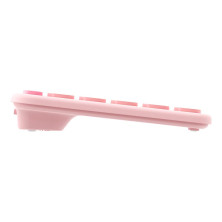 Клавіатура бездротова Baseus K01A Wireless Tri-Mode Keyboard 2.4G/BT1+BT2 Рожевий