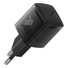 Мережевий зарядний пристрій Baseus Cube Pro GaN5 Fast Charger 1C PD3.0 30W Type-C 3A Чорний