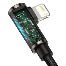 Кабель Baseus Legend Series Fast Charging Elbow Cable USB to Lightning 2.4A 1m Чорний