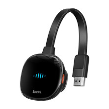 HDMI адаптер Baseus Meteorite Shimmer Wireless Display Adapter відео-адаптер бездротовий Чорний