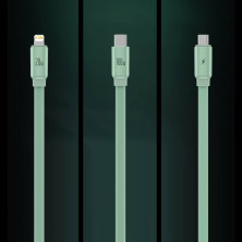 Кабель Baseus Traction Series Retractable 3-in-1 Fast Charging Data Cable Type-C to Lightning+Type-C+MicroUSB 100W 1.7m Зелений