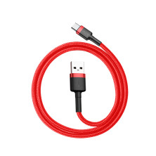 Кабель Baseus Cafule Cable USB to Type-C QC3.0 3A 0.5m Червоний