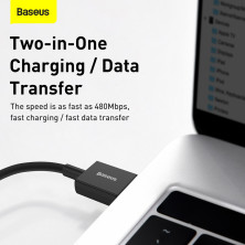 Кабель Baseus Superior Series Fast Charging Data Cable USB to Lightning 2.4A 2m Чорний