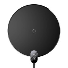 Беспроводное зарядное устройство Baseus LED Display Gen 2 Wireless Charger с технологией Qi 15W Черный