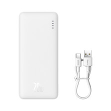 УМБ Baseus Airpow Fast Charge 10000mAh 20W 3A с технологией QC3.0+PD3.0 USB+Type-C Белый