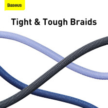 Кабель Baseus Crystal Shine Series Fast Charging Data Cable Type-C to Type-C 100W 20V 5A 1.2m Фіолетовий