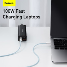 Кабель Baseus Dynamic Series Fast Charging Data Cable Type-C to Type-C 100W 20V 5A 1m Синій