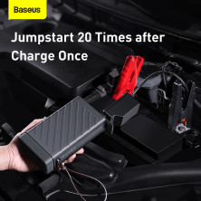 Пускозарядний пристрій Бустер Baseus Reboost Car Jamp Starter 3in1 12V 16000mAh 1600A з функцією Павербанка 65W 5V/3A та LED ліхтарика Чорний