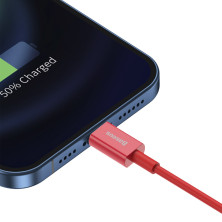 Кабель Baseus Superior Series Fast Charging Data Cable USB to Lightning 2.4A 2m Красный