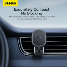 Автодержатель для телефона Baseus Stable Gravitational Car Mount Air Outlet в воздуховод Черный