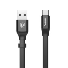 Кабель Baseus Nimble Portable Cable USB to Type-C 3A 0.23m Чорний