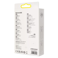 Кабель Baseus Glimmer Series Fast Charging Data Cable USB to Type-C 100W 20V 5A 2m Синій