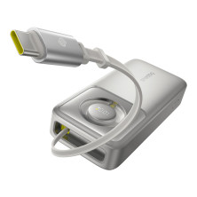 УМБ Baseus Free2Pull with Retractable Cable 20000mAh 65W з технологією QC3.0+PD3.0 та Type-C кабелем 60W Сірий