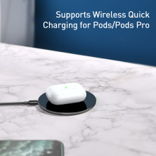 Беспроводное зарядное устройство Baseus Simple NEW Wireless Charger с технологией Qi 15W Черный